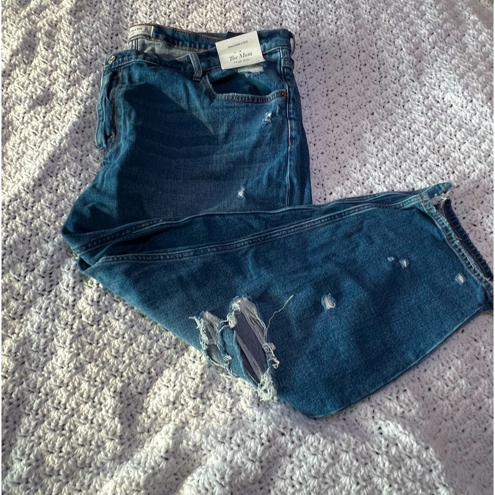 Abercrombie & Fitch The Mom High Rise Jean size 22 short